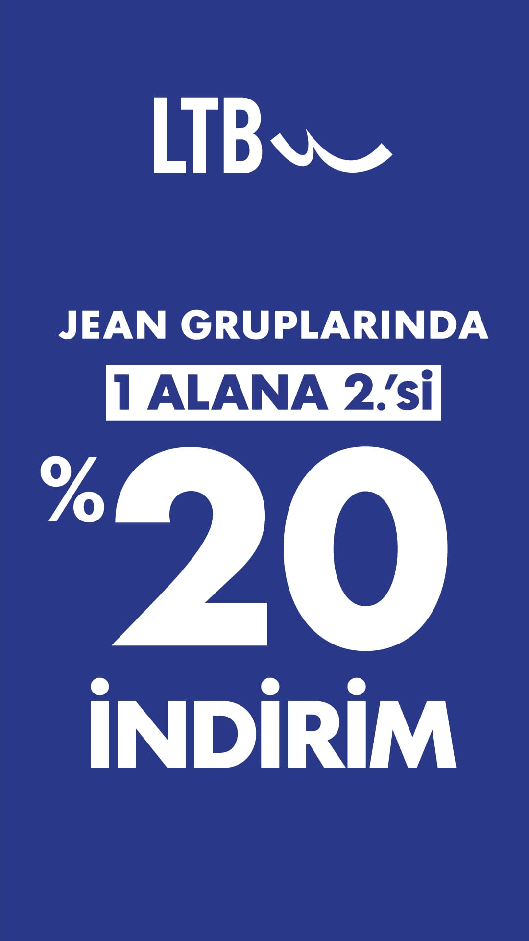 LTB - Jean Gruplarında 2. Ürüne %20 İndirim